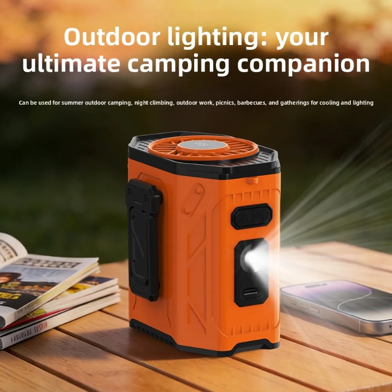 Outdoor Power Bank - Wentylator do pracy na zewnątrz, chłodzący,