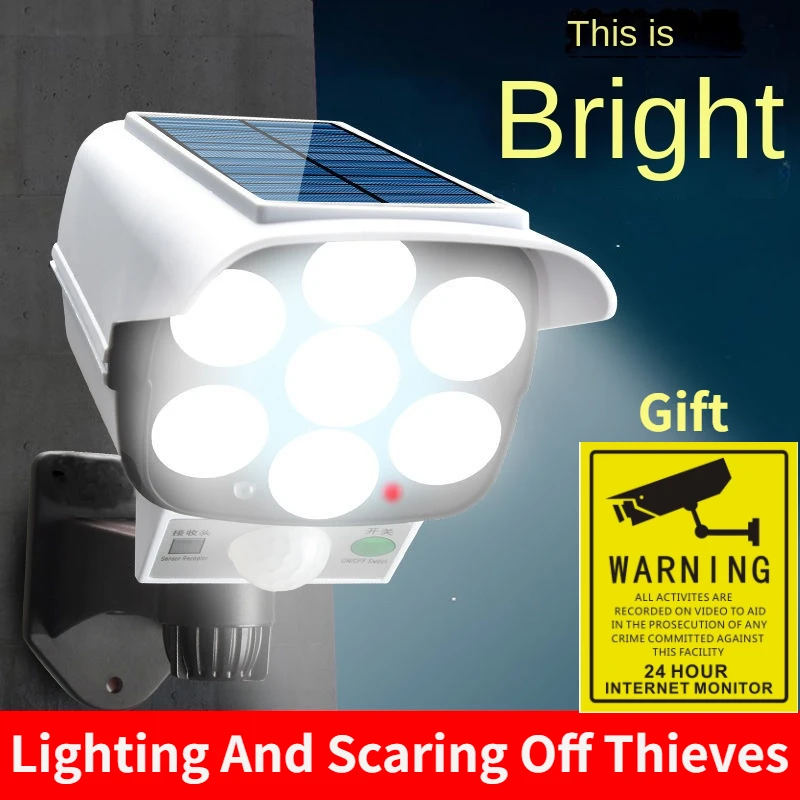 Outdoor Power Outlet Solar - Zewnętrzna lampa słoneczna z czujnikiem ruchu