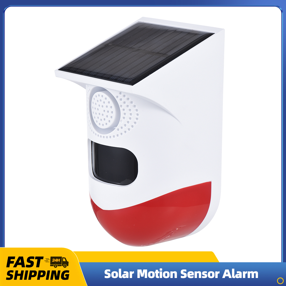 Outdoor Power Outlet Solar - Alarm z czujnikiem ruchu słonecznego na