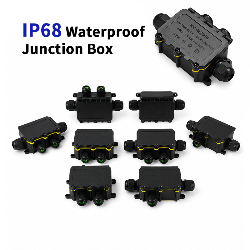 Outdoor Power Junction - Wodoodporna skrzynka przyłączeniowa IP68, 2-8 drożna,