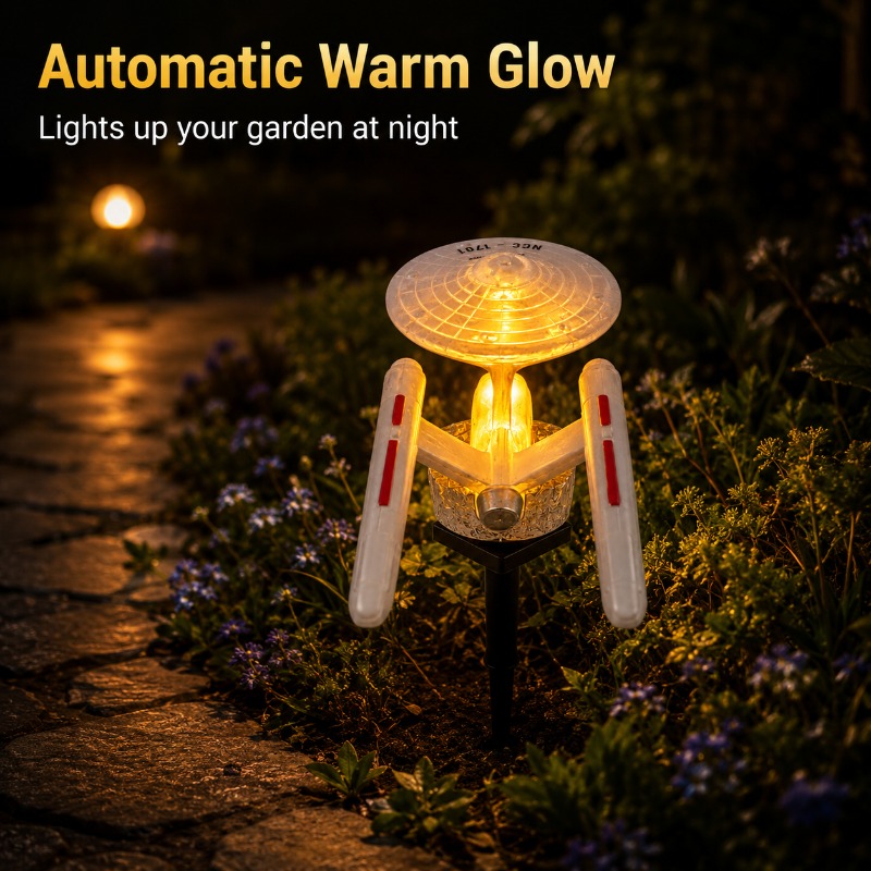 Lampa ogrodowa Star Trek USS E – Outdoor Power Outlet Solar recenzja i cena