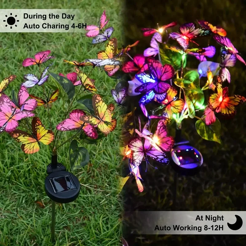 Solarny LED Motyl Lampki Ogrod – Outdoor Power Outlet Solar recenzja i cena