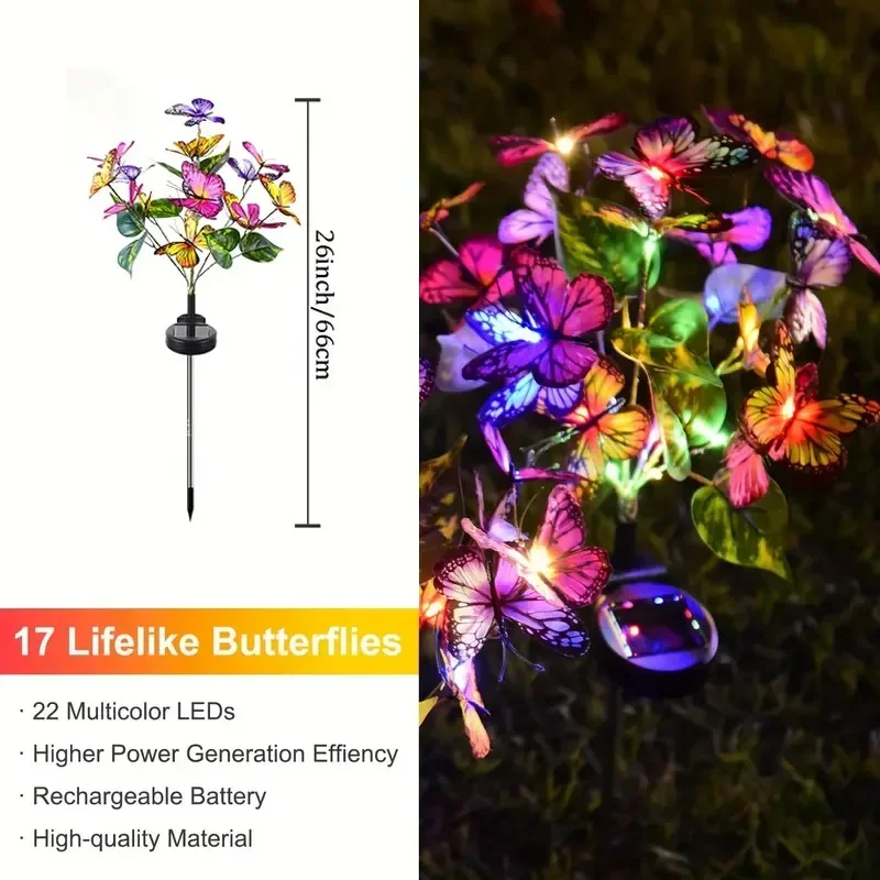 Solarny LED Motyl Lampki Ogrod – Outdoor Power Outlet Solar recenzja i cena