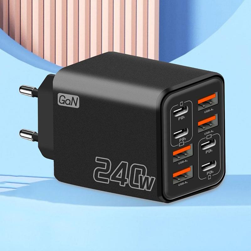 Ładowarka USB C GaN 240W 8 w 1 – Outdoor Usb Power Adapter recenzja i cena