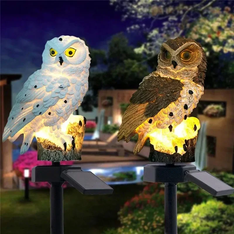 Solarna Statua Sowy, Lampa Ogr – Outdoor Power Outlet Solar recenzja i cena