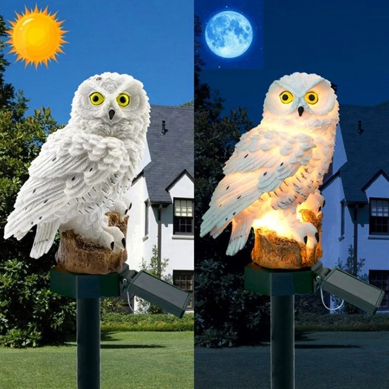 Solarna Statua Sowy, Lampa Ogr – Outdoor Power Outlet Solar recenzja i cena