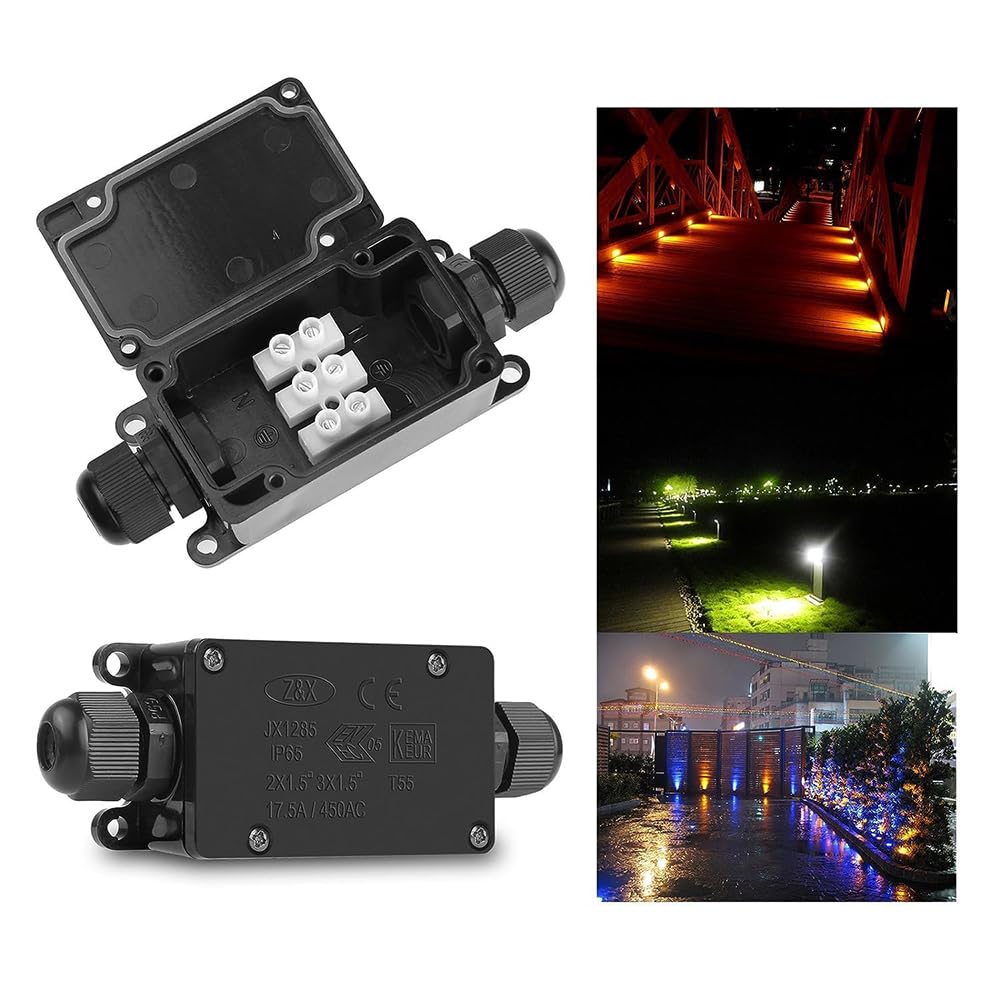 3 szt. Wodoszczelna skrzynka p – Outdoor Power Cable Junction Box recenzja i cena