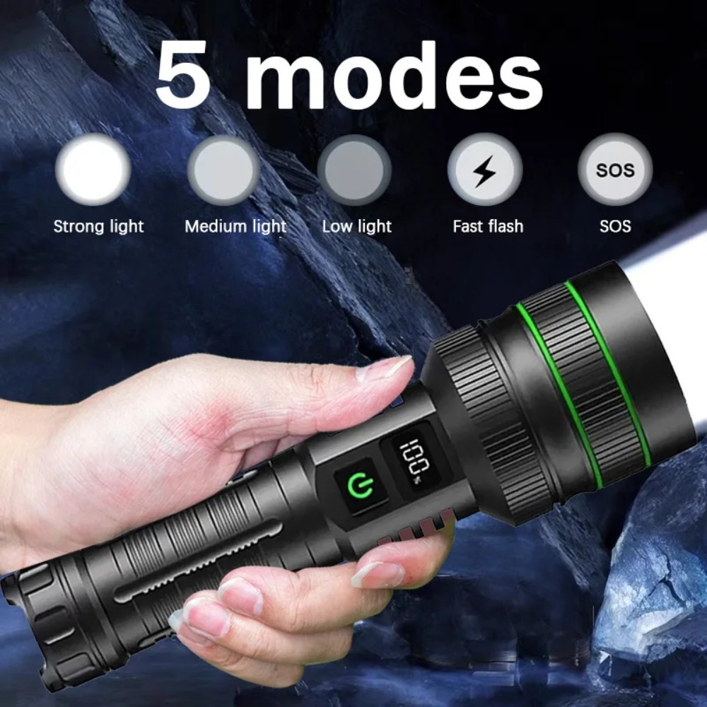 Mocna latarka LED z regulacją  – Outdoor Power Bank recenzja i cena