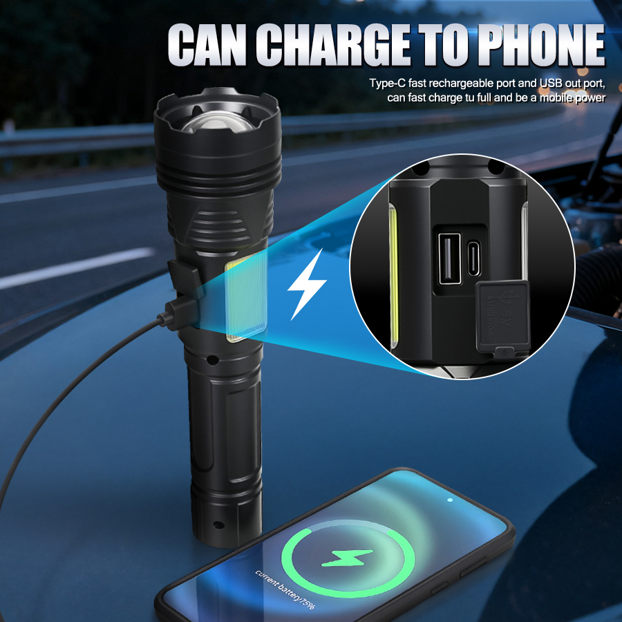 Mocna latarka LED ręczna, łado – Outdoor Power Bank recenzja i cena
